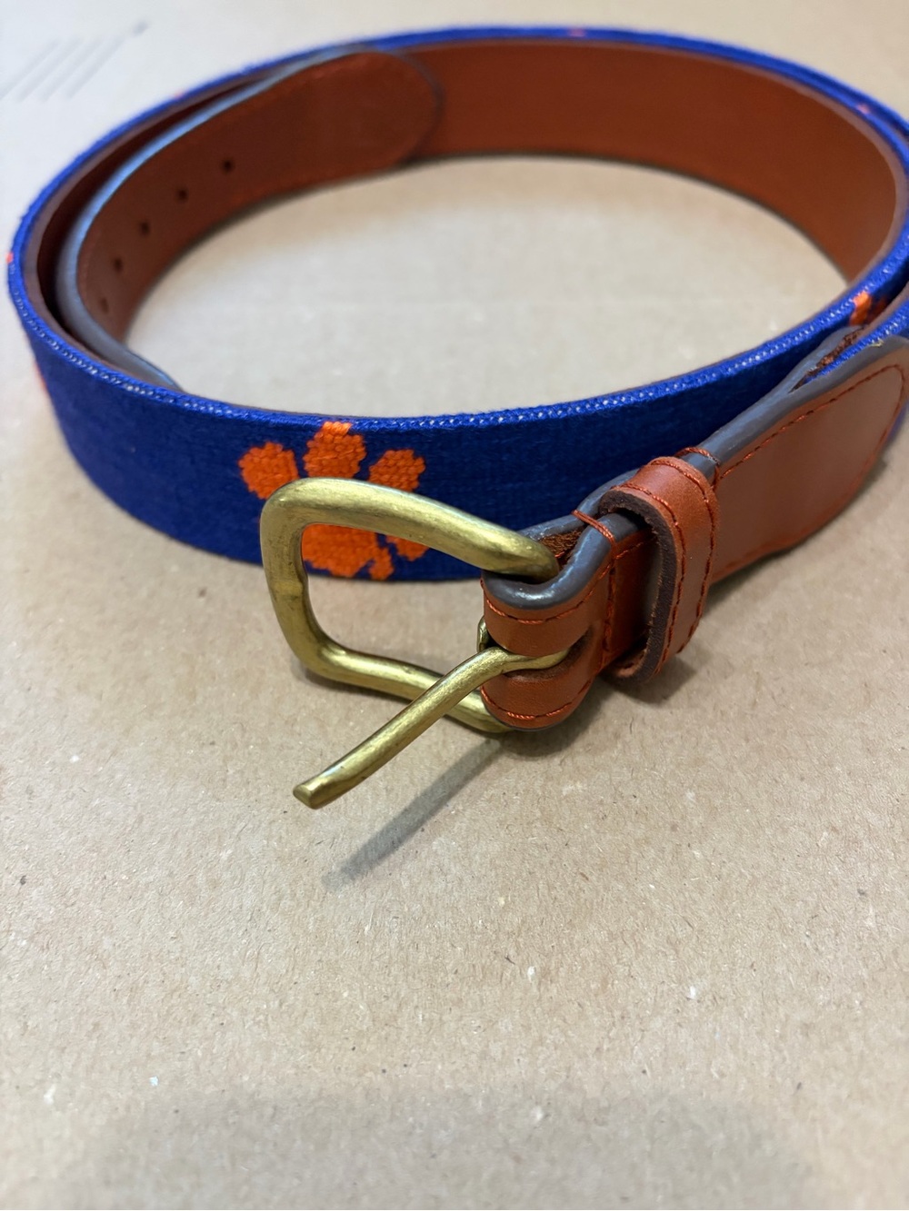 Smathers & Branson Clemson Belt Size 40